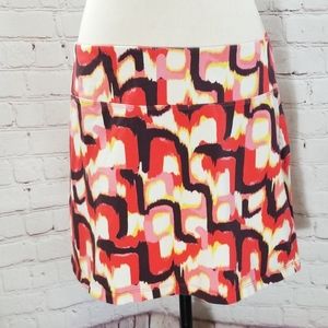 Patagonia Orange Tidal Patterned Skirt
